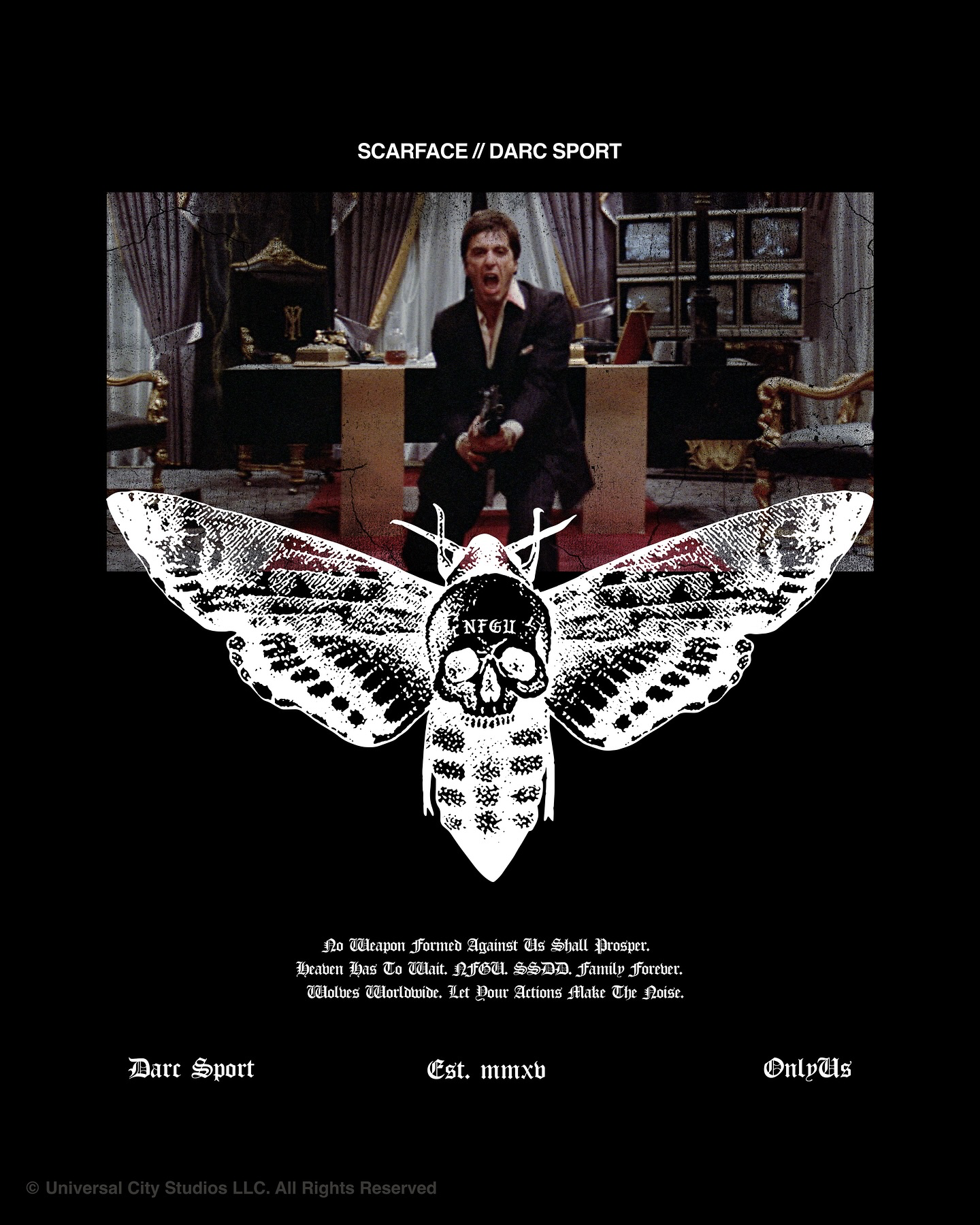 CAMISETA OVERSIZED - SAY HELLO BLACK