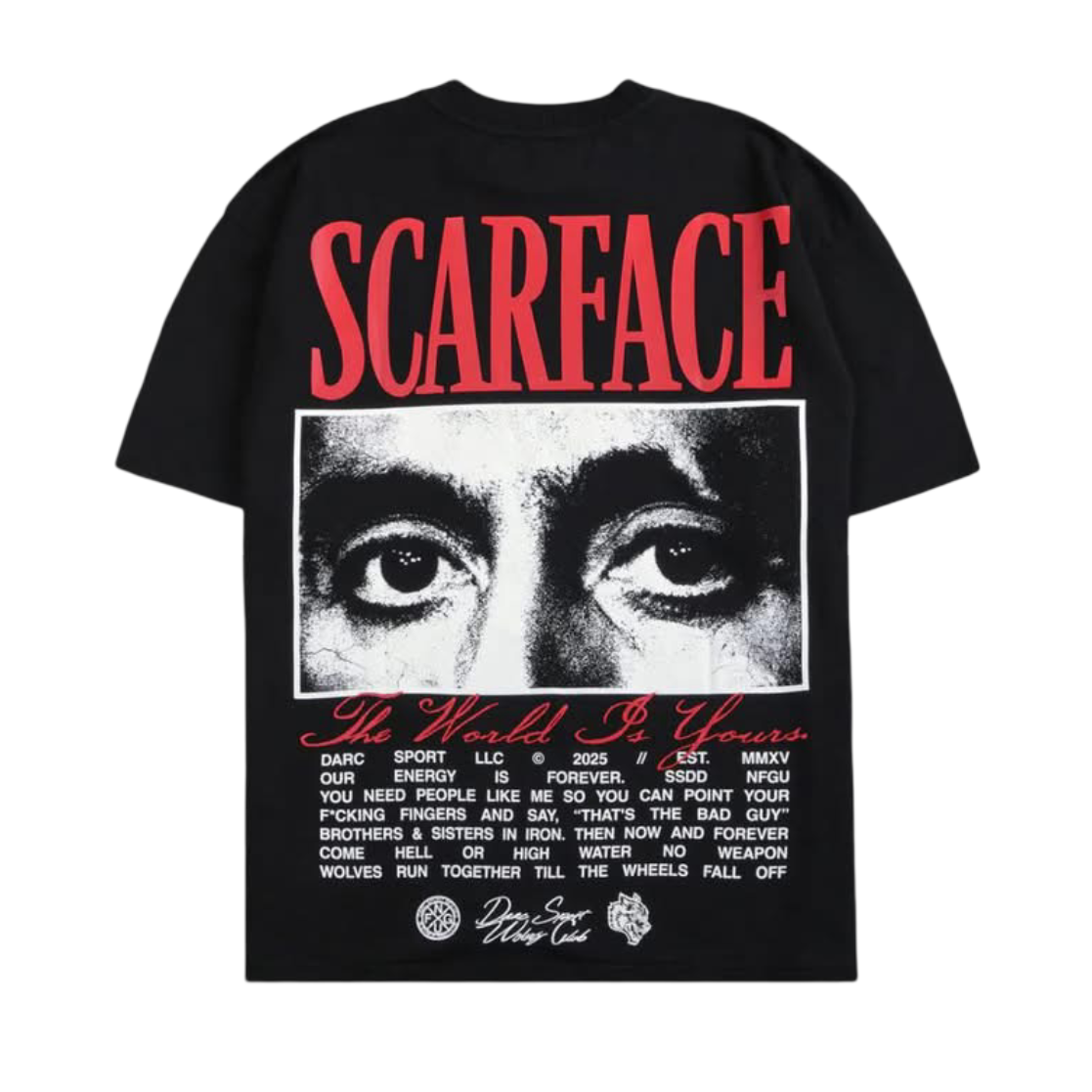 CAMISETA OVERSIZED - THE EYES CHICO BLACK