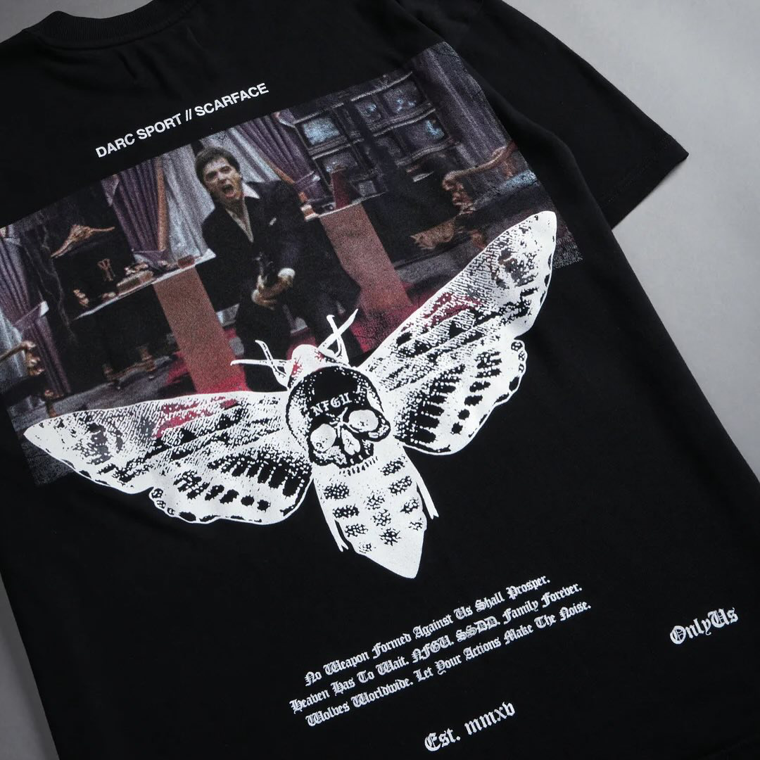 CAMISETA OVERSIZED - SAY HELLO BLACK