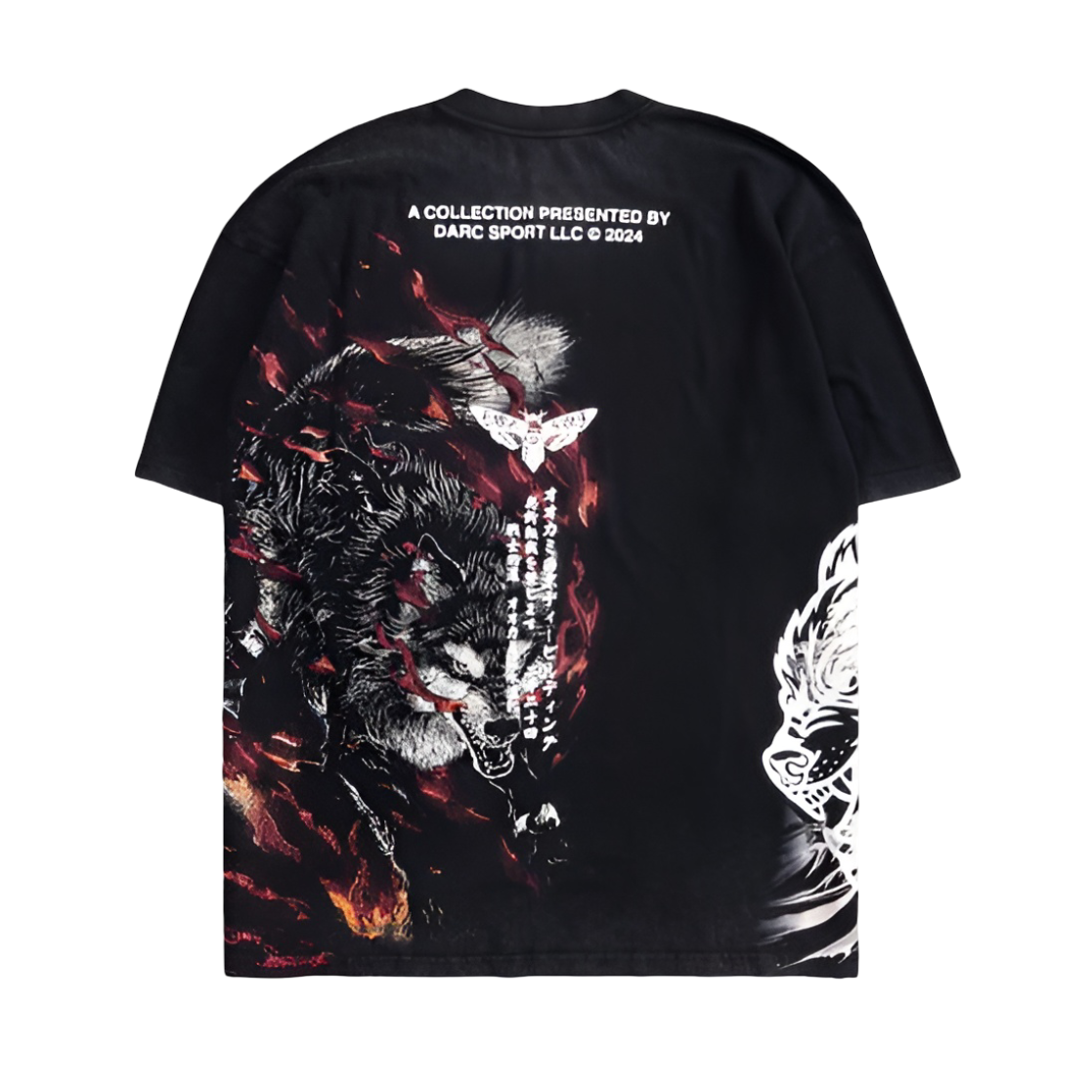CAMISETA OVERSIZED - WOLF FLAME