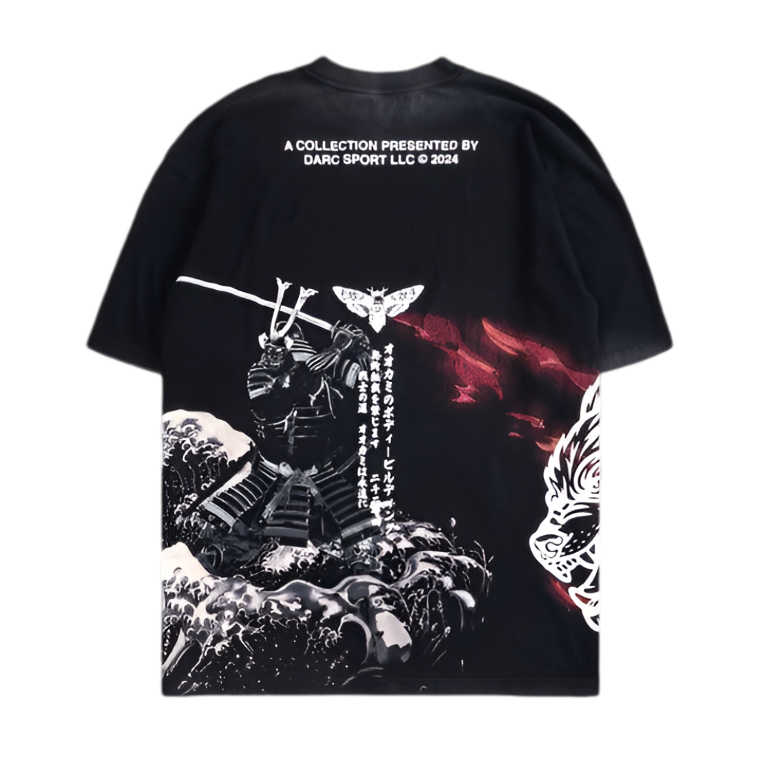 CAMISETA OVERSIZED - SAMURAI COURAGE
