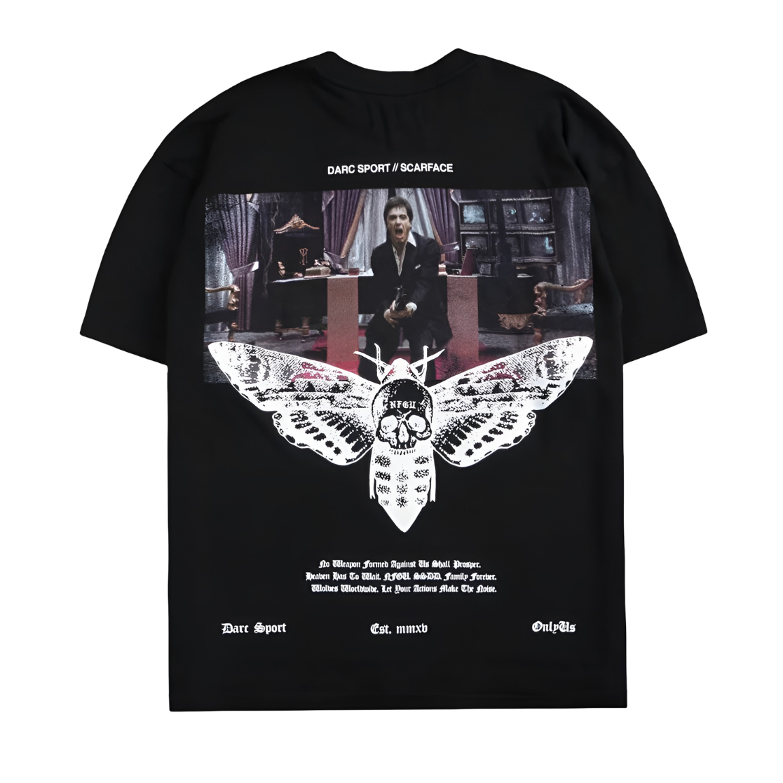 CAMISETA OVERSIZED -  SAY HELLO BLACK